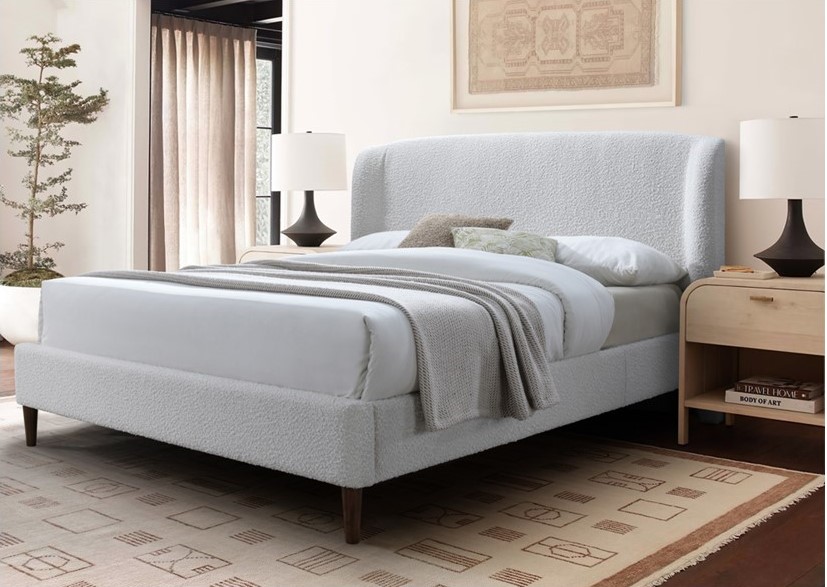 Wool Fabric Bed Frame